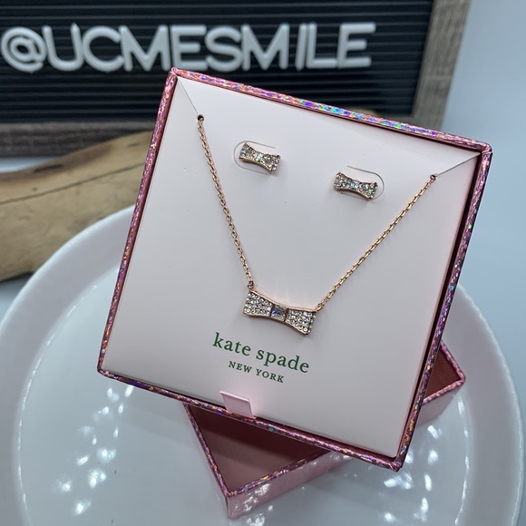 Kate Spade New York Bow and Pendent Set - Picture 7 of 7